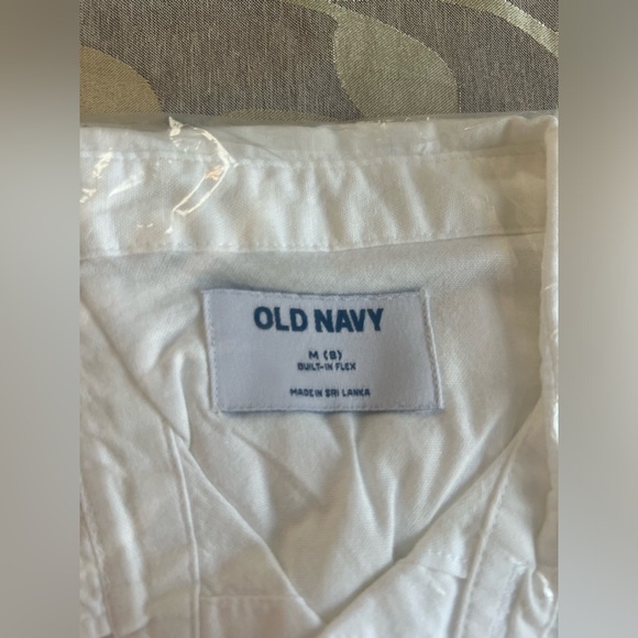 2 Old Navy Uniform White Oxford Stretch Shirt for Boys Size M (8) NWT - Picture 4 of 12